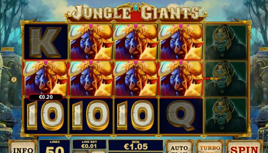 Jungle Giants Big Win - partycasino