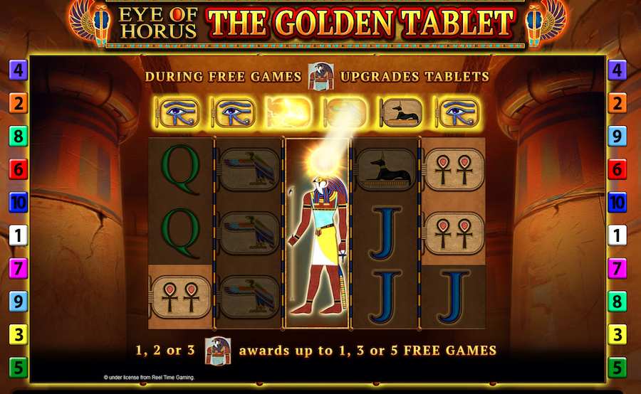Eye Of Horus The Golden Tablet Bonus - 