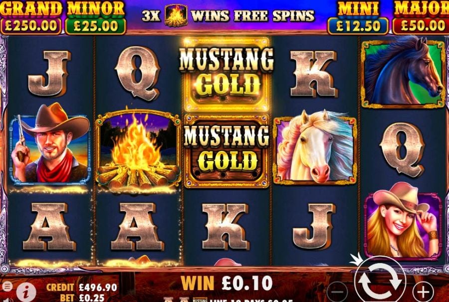 Mustang Gold Win - partycasino