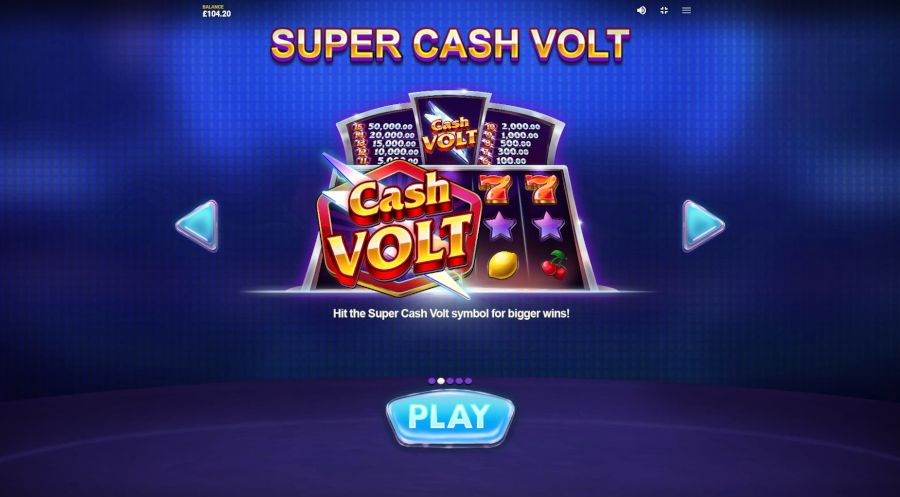 Cash Volt Super Cash Volt Feature - partycasino