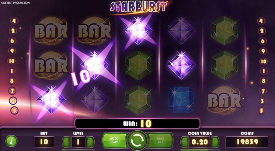 Starburst Win - partycasino