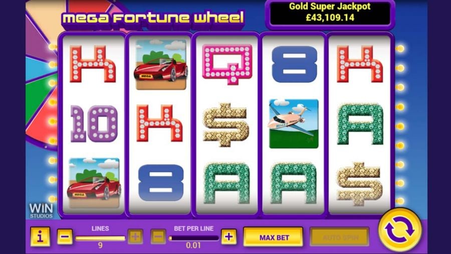 Mega Fortune Wheel Graphic - partycasino