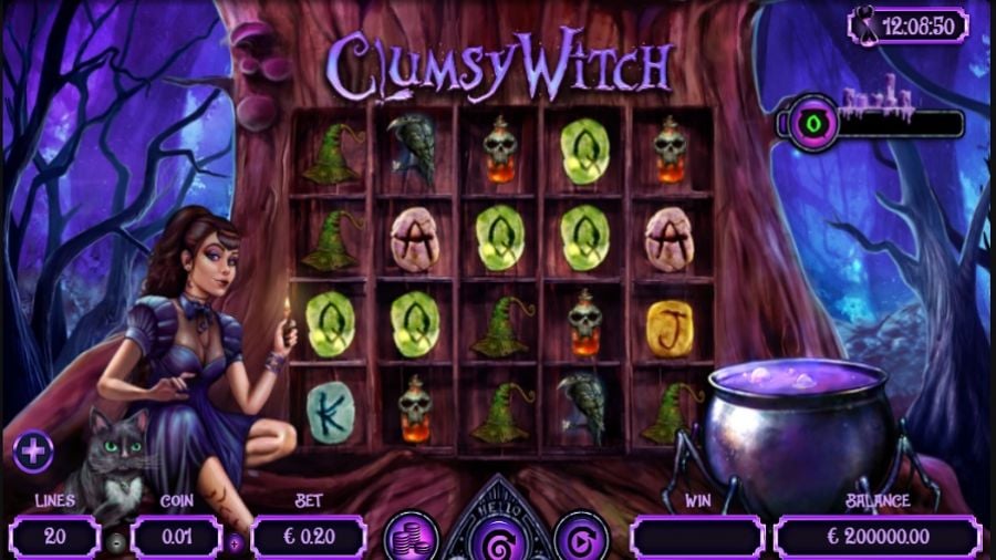 Clumsy Witch Slot En - partycasino