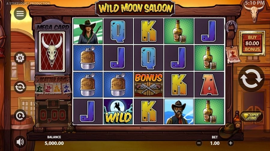 Wild Moon Saloon Slot Eng - partycasino
