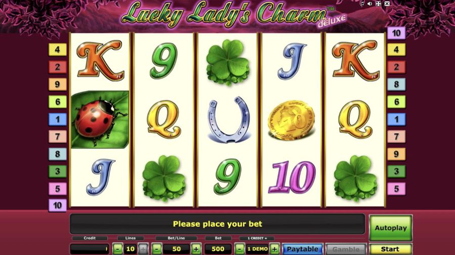Lucky Ladys Charm Delux Slot Eng - partycasino