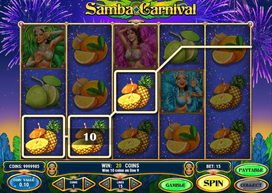 Samba Carnival Win - partycasino