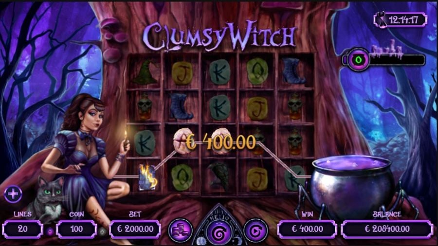 Clumsy Witch Bonus En - partycasino