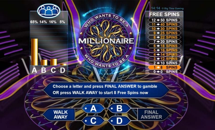 Who Wants To Be A Millionaire Bonus Round - partycasino