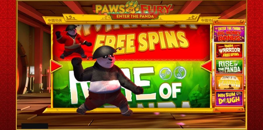 Paws Of Fury Bonus Wheel - partycasino