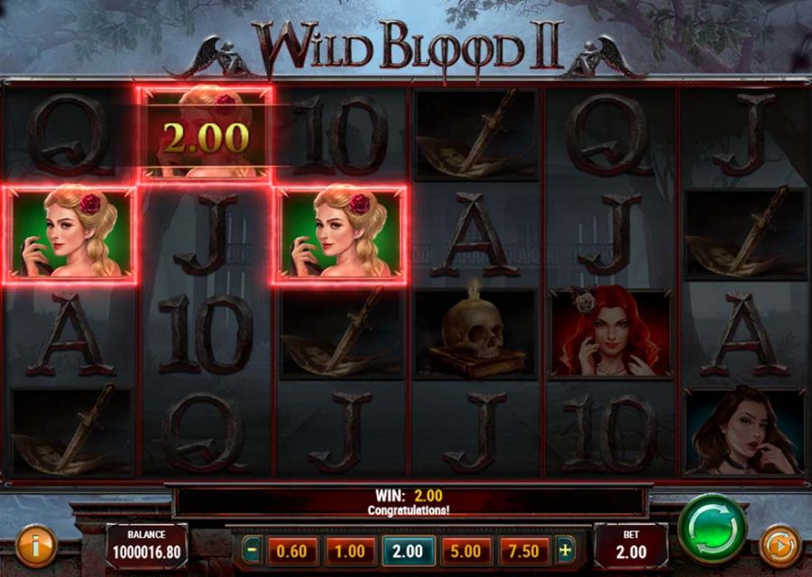 Wild Blood 2 Win - partycasino