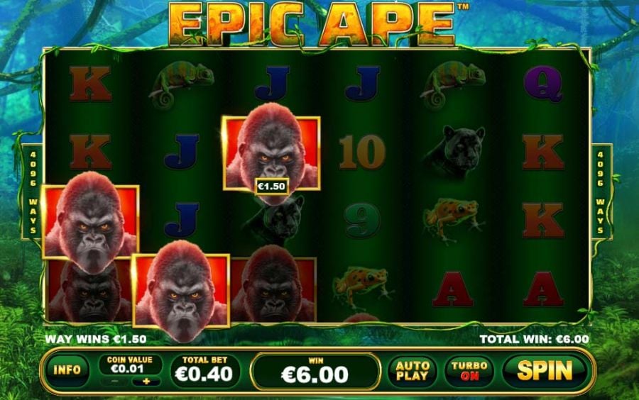 Epic Ape Win - partycasino