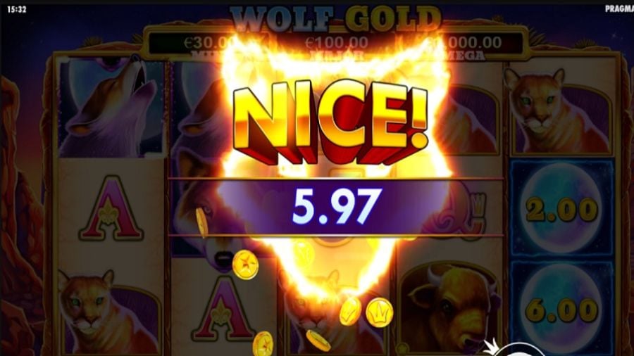Wolf Gold Bonus Amended - partycasino