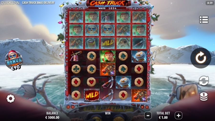 Cash Truck Xmas Delivery Slot Eng - partycasino