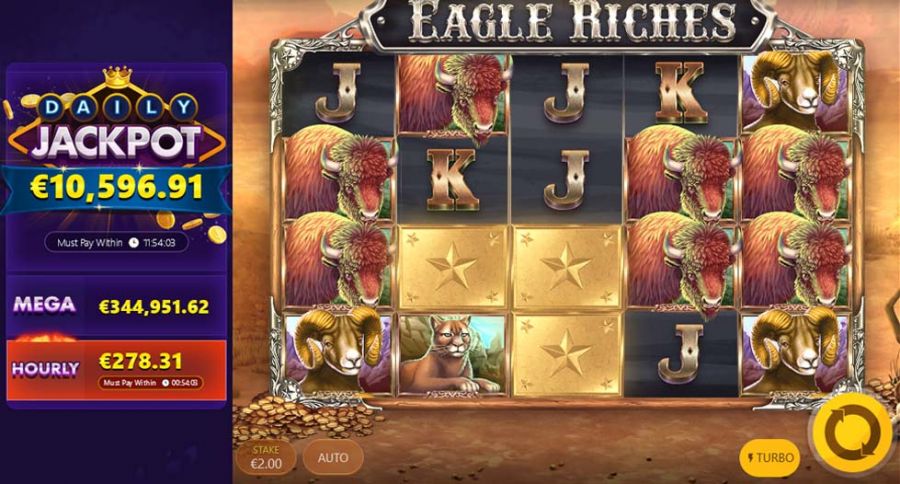 Eagle Riches Bonus - partycasino