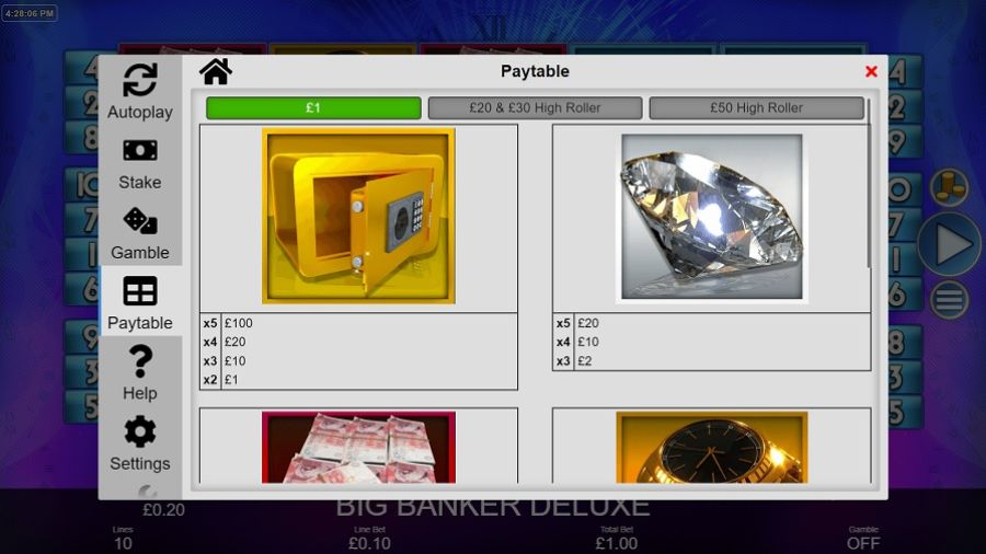 Big Banker Deluxe Feature Symbols Eng - partycasino