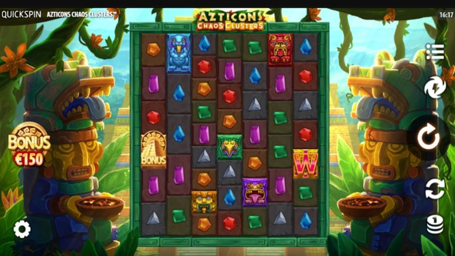 Azticons Chaos Clusters Slot Amended - partycasino