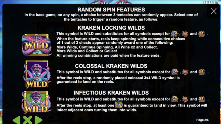 Release The Kraken Symbols Eng - partycasino