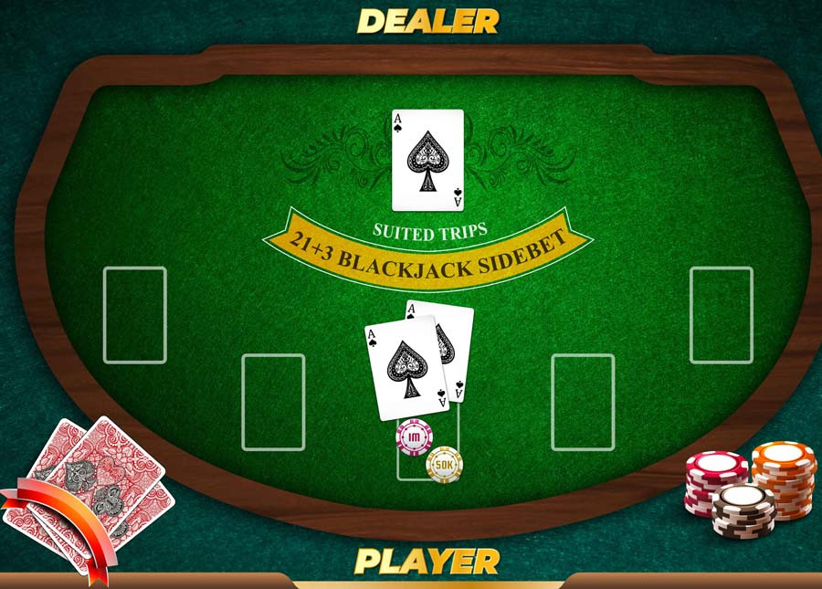 21+3 Blackjack Side Bets: Overview, Rules, Odds & Payouts