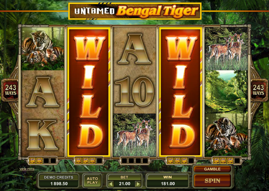 Untamed Begal Tiger Slot Wild - partycasino