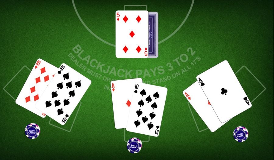 Best Blackjack Hands - partycasino