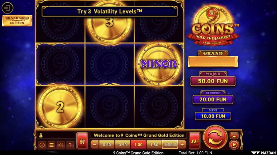 9 Coins Grand Gold Edition Slot - partycasino