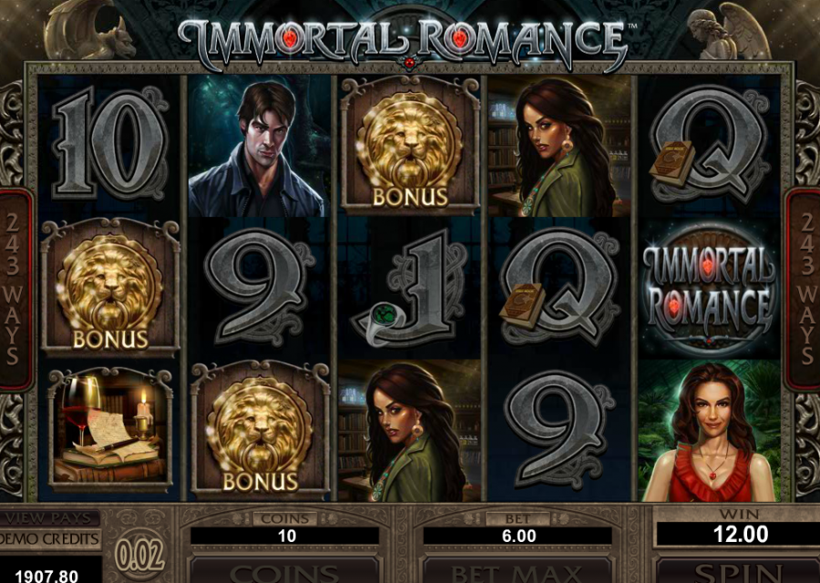 Immortal Romance Bonus - partycasino