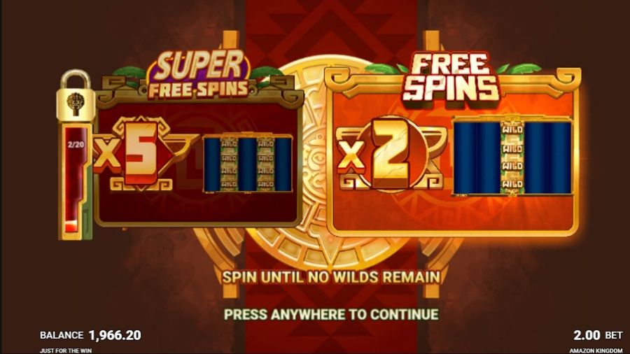 Amazon Kingdom Free Spins Bonus - partycasino