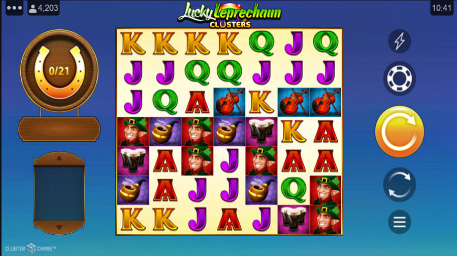 Lucky Leprechaun Clusters Slot - partycasino