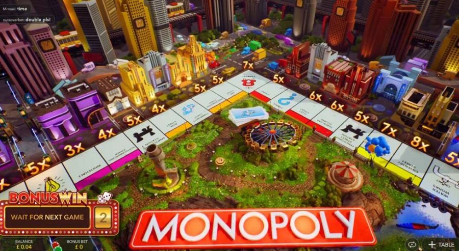 live casino monopoly