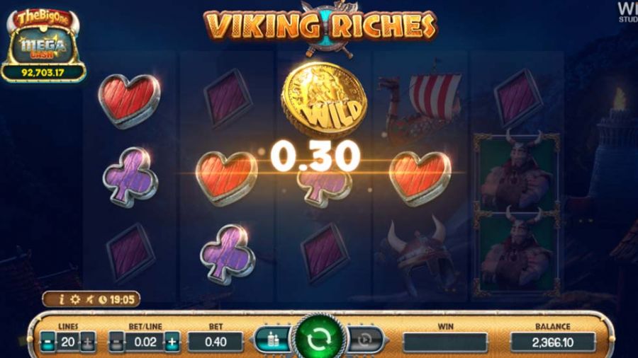 Viking Riches Win - partycasino