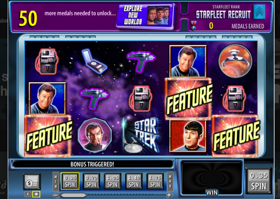 Star Trec Red Alert Online Slot Bonus - partycasino