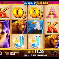 Wolf Gold Power Jackpot Bonus - partycasino