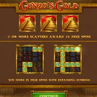 Gonzos Gold Slot - partycasino