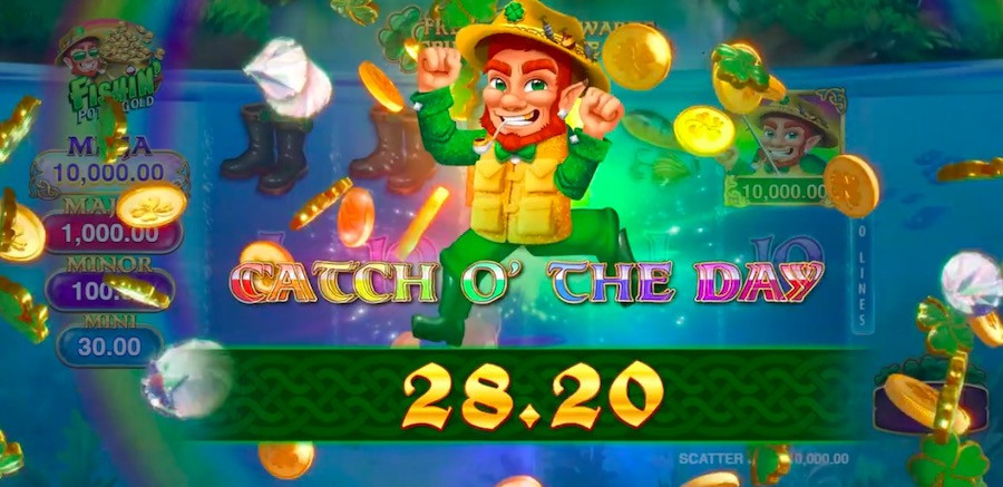 Fishin Pots Of Gold Bonus Game - 