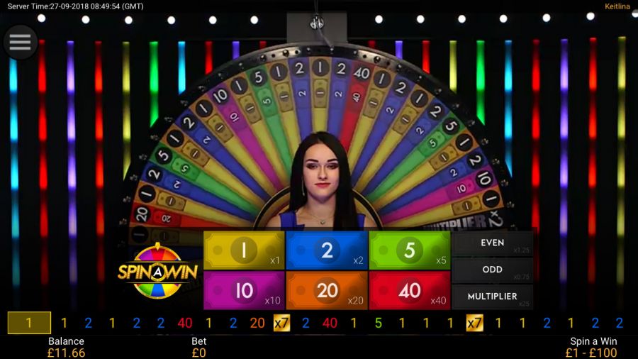 Spin A Win Livebet - partycasino