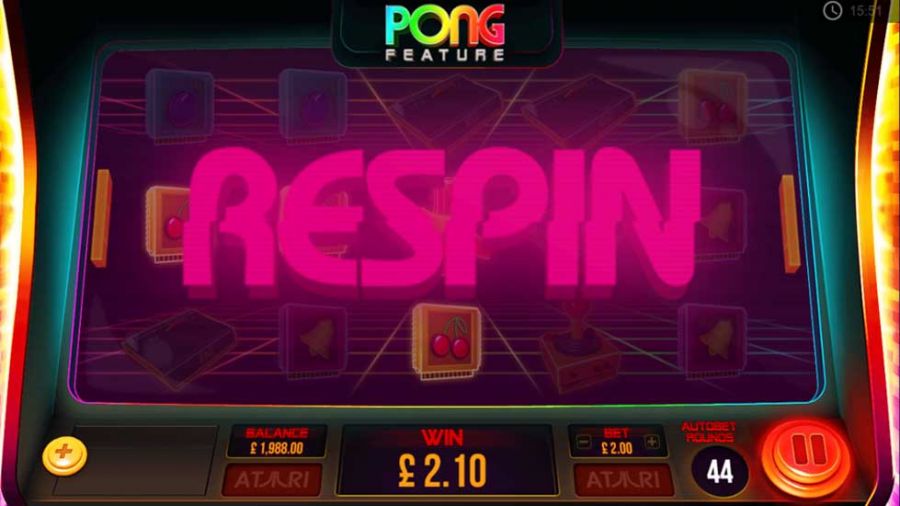 Atari Pong Respin - partycasino