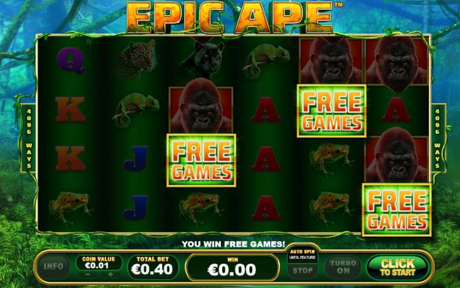 Epic Ape Bonus - partycasino