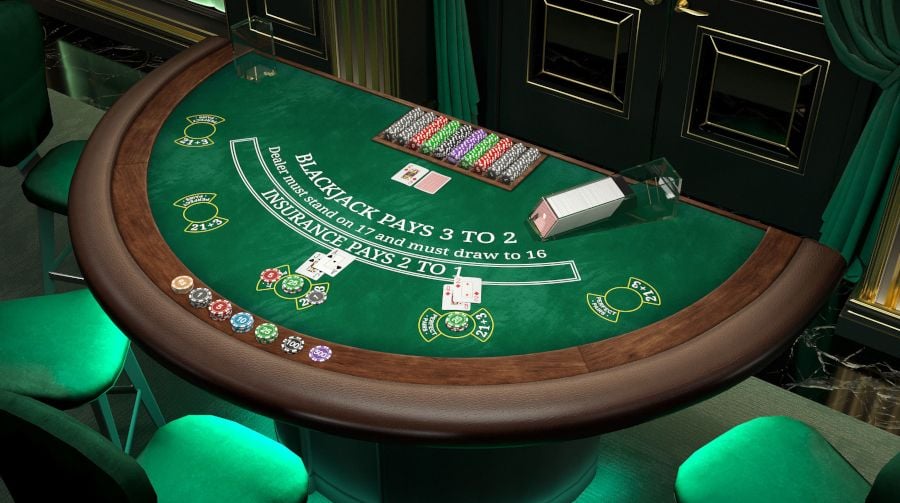 First Person Blackjack Table - partycasino