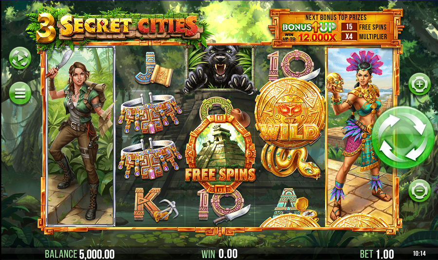 3 Secret Cities Slot - partycasino