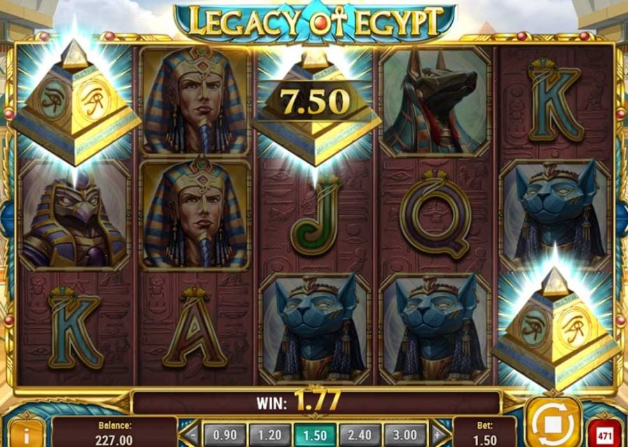 Legacy Of Egypt Bonus - partycasino