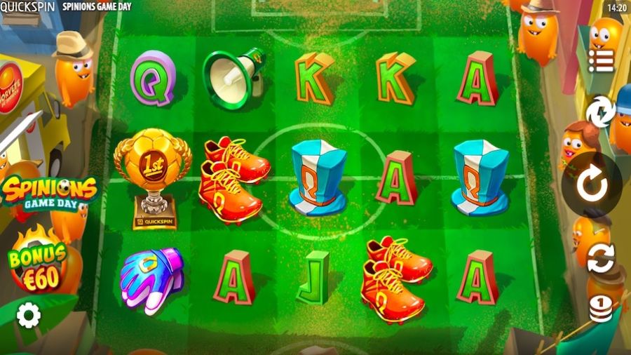 Spinions Game Day Slot En - partycasino