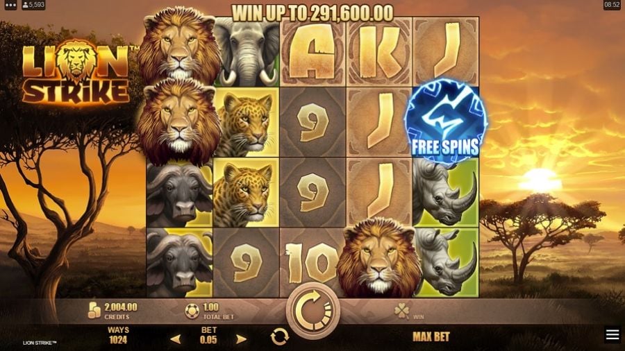 Lion Strike Slot Eng - partycasino