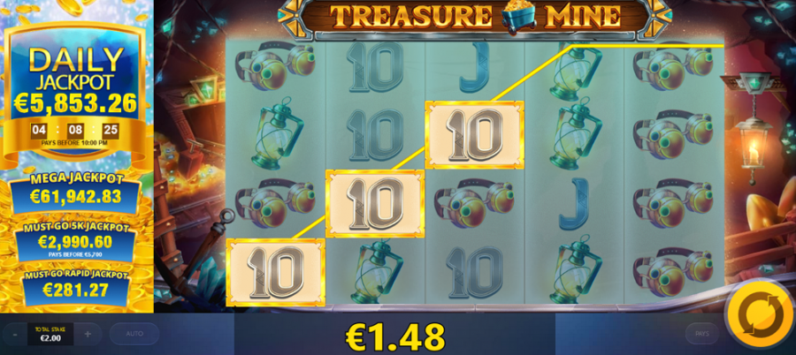 Treasure Mine 1 - partycasino
