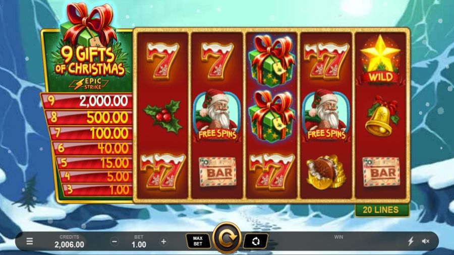 9 Gifts Of Christmas Slot Eng - partycasino