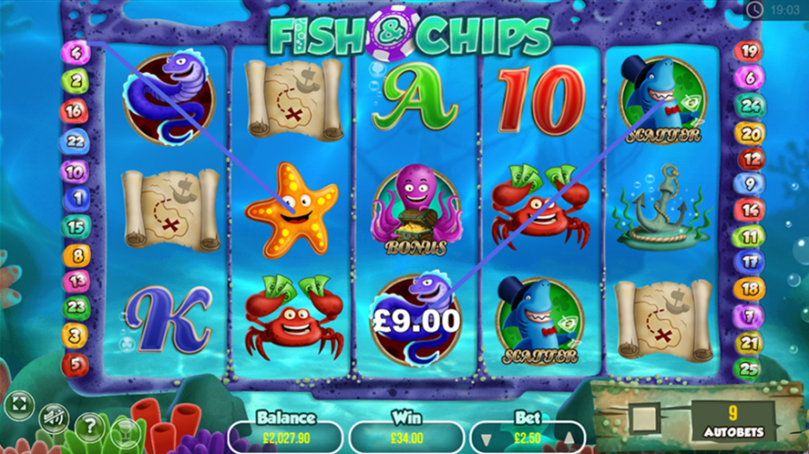 Fish And Chips Win - partycasino
