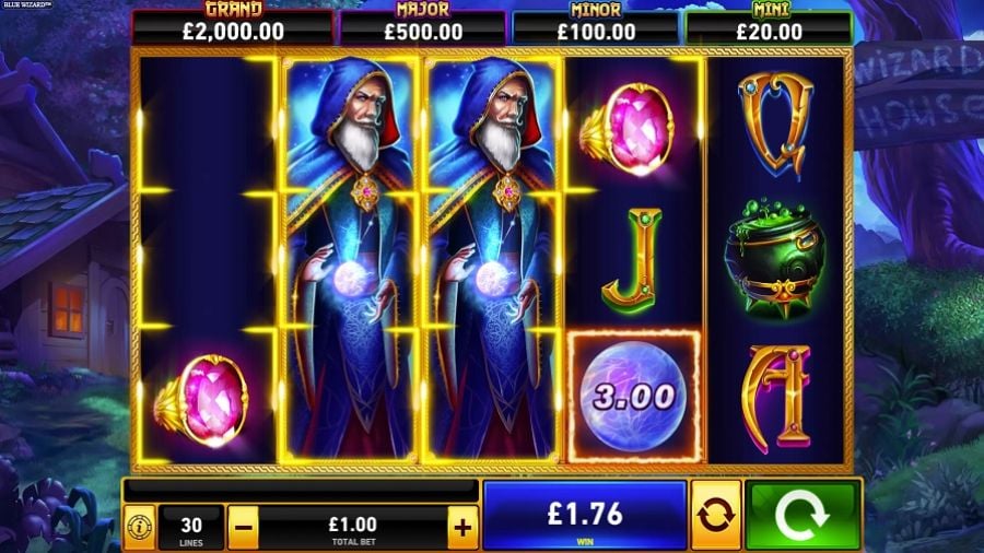 Blue Wizard Bonus Eng - partycasino