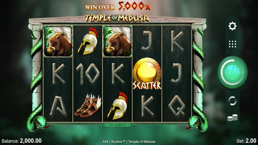 Temple Of Medusa Slot Eng - partycasino