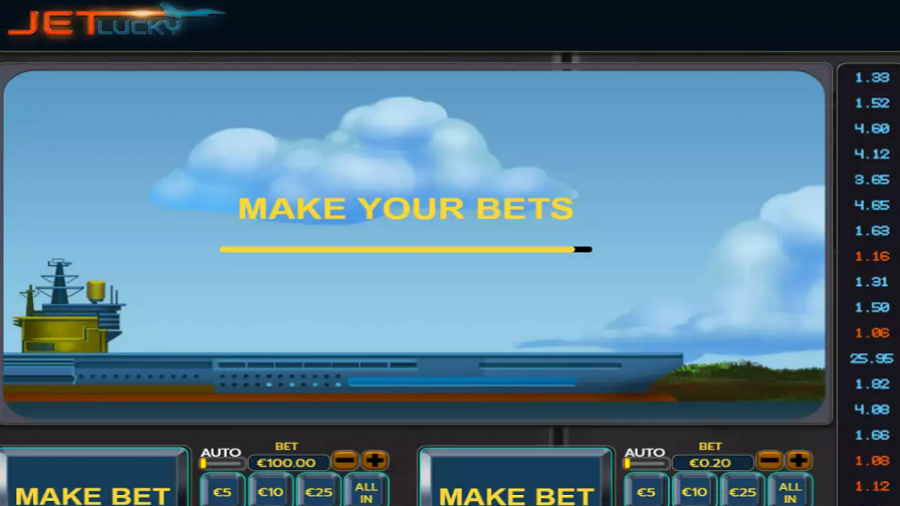 Jet Lucky In Game Image - partycasino