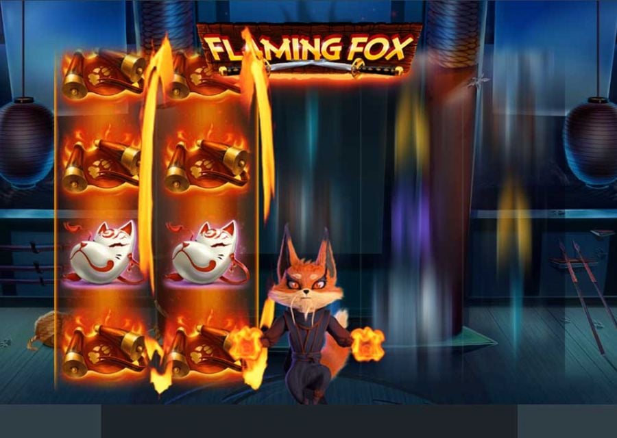Flaming Fox Wild Symbol Bonus - partycasino