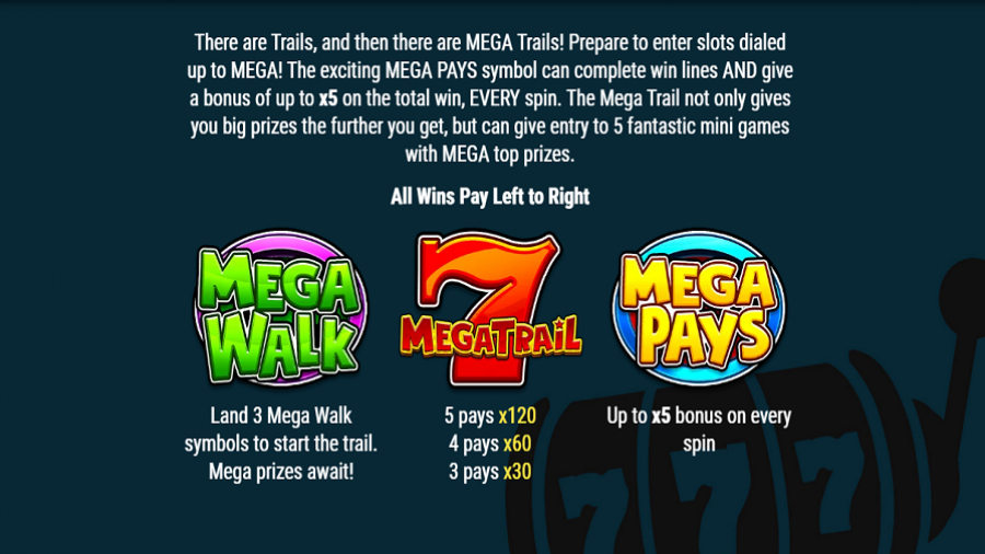 Mega Trail Feature Symbols - partycasino